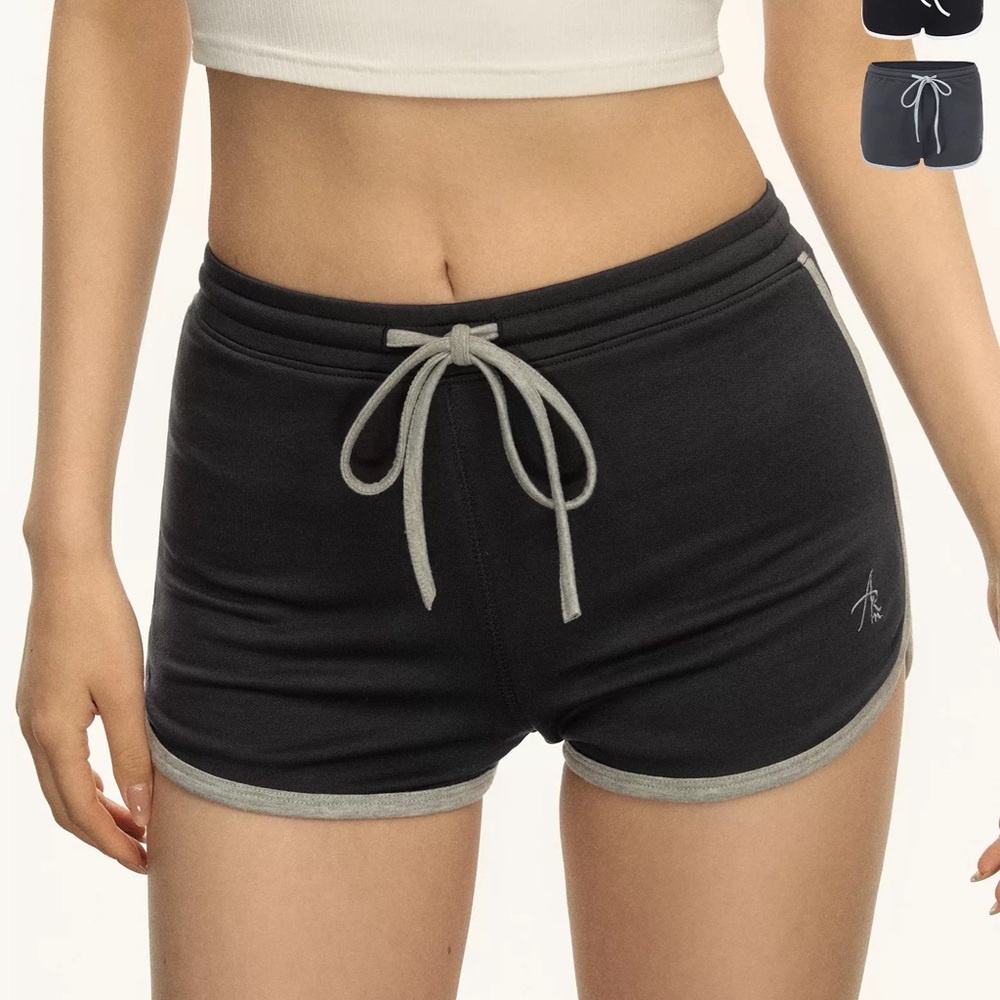 Ariseism Women's  Black Shorts with Gray Trim XS